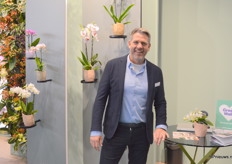 Henk de Jong van The Orchid Growers, het verkoopbedrijf van Ter Laak en Orchios.